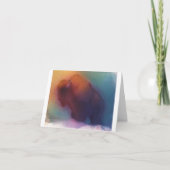 "Amerikaanse Buffels" - notakaart Kaart (Voorkant)