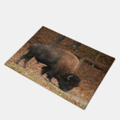 Amerikaanse Bull Bison Beauful Beast Deurmat (Schuin)