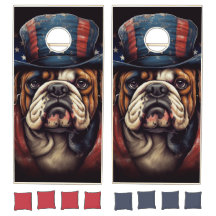 Amerikaanse Bulldog Cornhole Set