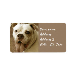 Amerikaanse Bulldog Etiket