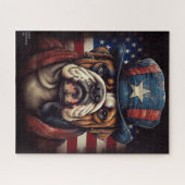 Amerikaanse Bulldog Puzzle Legpuzzel (Horizontaal)