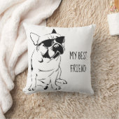 AMERIKAANSE BULLDOG SCHETS KUSSEN (Deken)