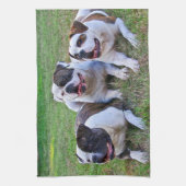 Amerikaanse Bulldog Theedoek (Verticaal)