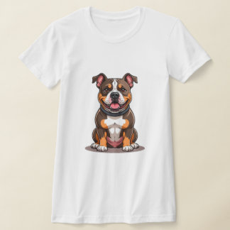Amerikaanse Bully Mopshond Stijl T-shirt