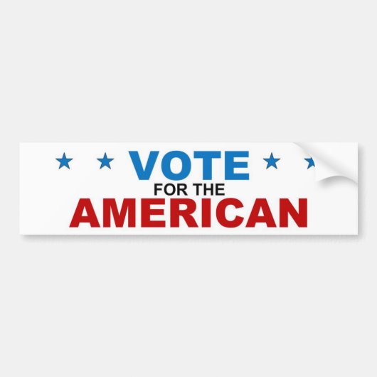 Amerikaanse Bumpersticker (Voorkant)