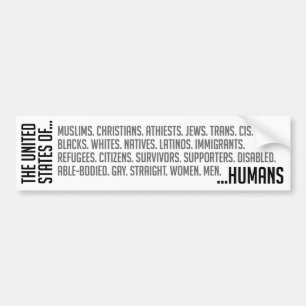 Amerikaanse bumpersticker