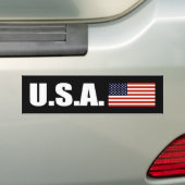 Amerikaanse Bumpersticker Dark (Op auto)