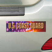 Amerikaanse Bumpersticker voor kustbewaking (Op auto)