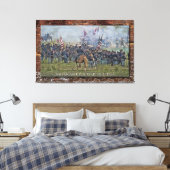 Amerikaanse Burgeroorlog (1861-1865) Canvas Afdruk (Insitu (Slaapkamer))