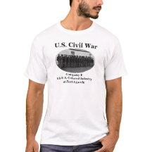 Amerikaanse Burgeroorlog Company E 4th U.S. Colore
