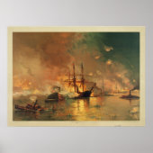 Amerikaanse burgeroorlog gevangenschap van New Orl Poster (Voorkant)