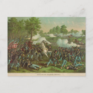 Amerikaanse burgeroorlog - Kreek 1861 van Wilson Briefkaart