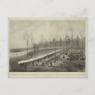 Amerikaanse burgeroorlog: Slag om de Stone River Briefkaart