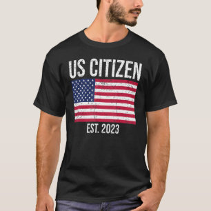 Amerikaanse Burgerschapsverklaring Amerikaanse nie T-shirt