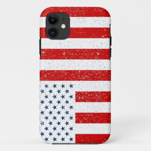 Amerikaanse Burgervlag van Vredestijd iPhone 11 Hoesje