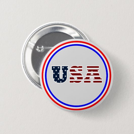 Amerikaanse Button (Voorkant /achterkant)