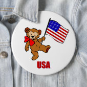 Amerikaanse Button Teddy Bear (In situ)
