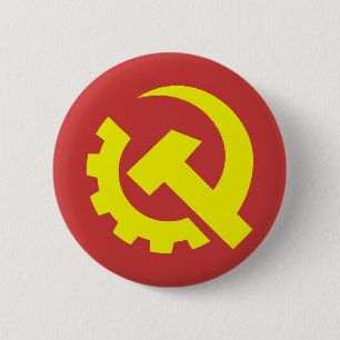 Amerikaanse Button van de communistische partij