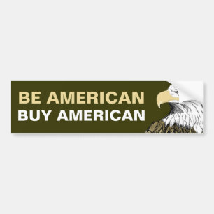 Amerikaanse Buy American Bumpersticker