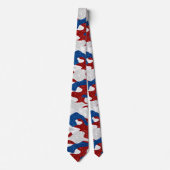 Amerikaanse Camo 4 juli glitters Stropdas (Voorkant)