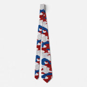 Amerikaanse Camo 4 juli glitters Stropdas (Achterkant)