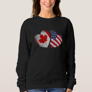 Amerikaanse Canadese Valentijnsdag van het Hart Trui