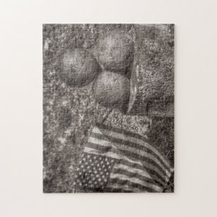 Amerikaanse Cannon Balls Legpuzzel