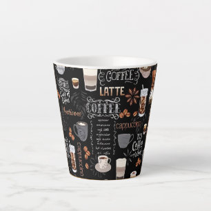 Amerikaanse cappuccino latte mok