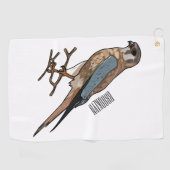 Amerikaanse cartoon golfhanddoek (Horizontaal)