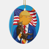 Amerikaanse catastrofe keramisch ornament (Rechts)