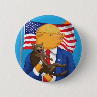 Amerikaanse catastrofe ronde button 5,7 cm