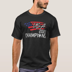 Amerikaanse Champions 2021 Soccer American Footbal T-shirt