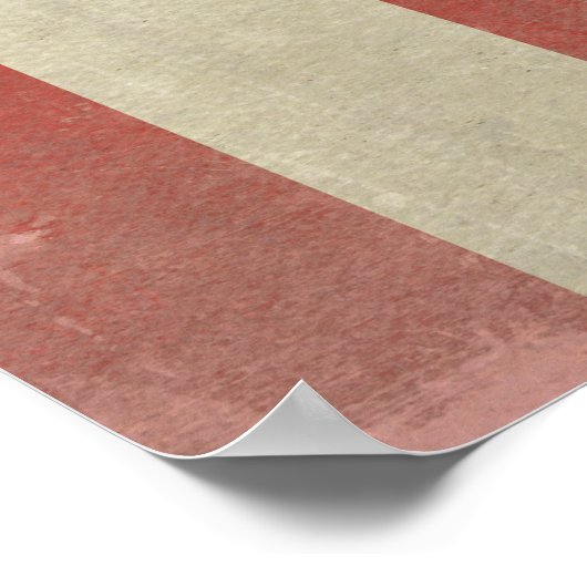 Amerikaanse civiele vlag van Peace Print (Hoek)