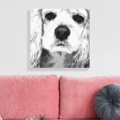 Amerikaanse Cocker Spaniel Canvas Afdruk (Insitu (Woonkamer))