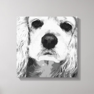 Amerikaanse Cocker Spaniel Canvas Afdruk
