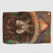 Amerikaanse Cocker Spaniel  Golfhanddoek (Horizontaal)
