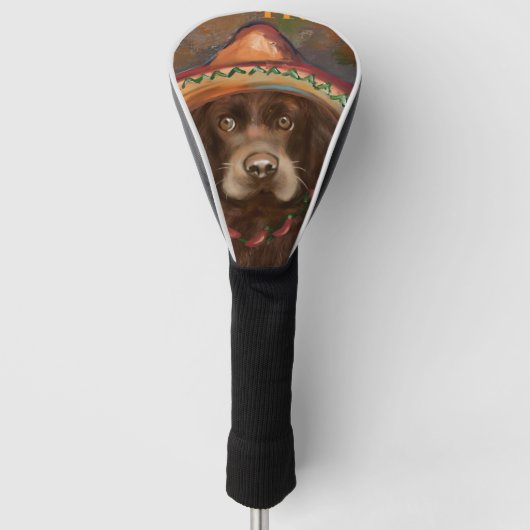 Amerikaanse Cocker Spaniel  Golfheadcover (Voorkant)