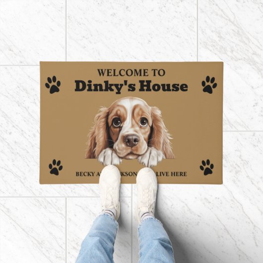 Amerikaanse Cocker Spaniel Hond Deurmat (Binnen)