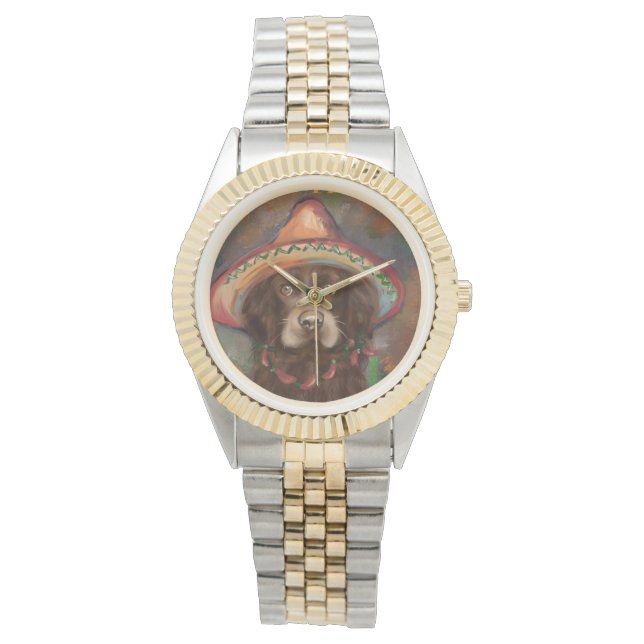 Amerikaanse Cocker Spaniel  Horloge (Voorkant)