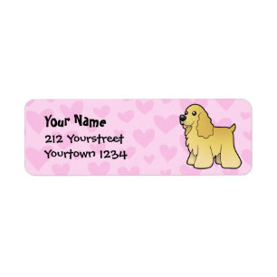 Amerikaanse Cocker Spaniel Love Etiket