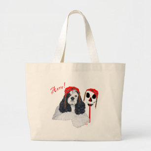 Amerikaanse Cocker Spaniel Piraat Grote Tote Bag