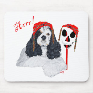 Amerikaanse Cocker Spaniel Piraat Muismat