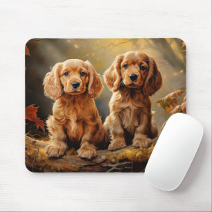 Amerikaanse Cocker Spaniel puppies Muismat