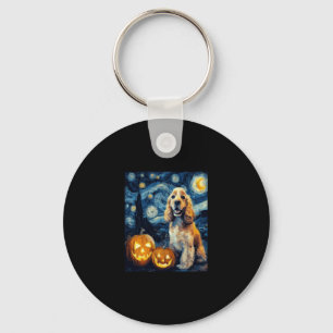 Amerikaanse Cocker Spaniel Schattigee Hond Hallowe Sleutelhanger