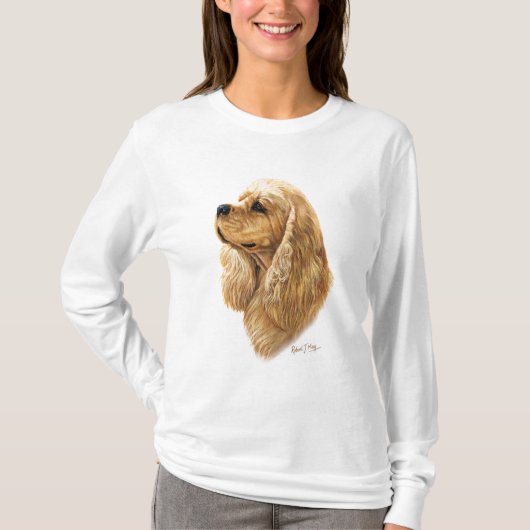 Amerikaanse Cocker Spaniel T-shirt (Voorkant)