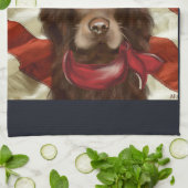 Amerikaanse Cocker Spaniel  Theedoek (Gevouwen)