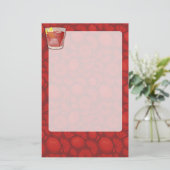 Amerikaanse cocktail briefpapier (Staand voorkant)