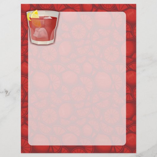Amerikaanse cocktail flyer (Voorkant)