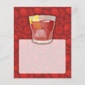 Amerikaanse cocktail flyer (Achterkant)