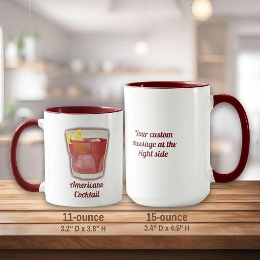 Amerikaanse cocktail mok